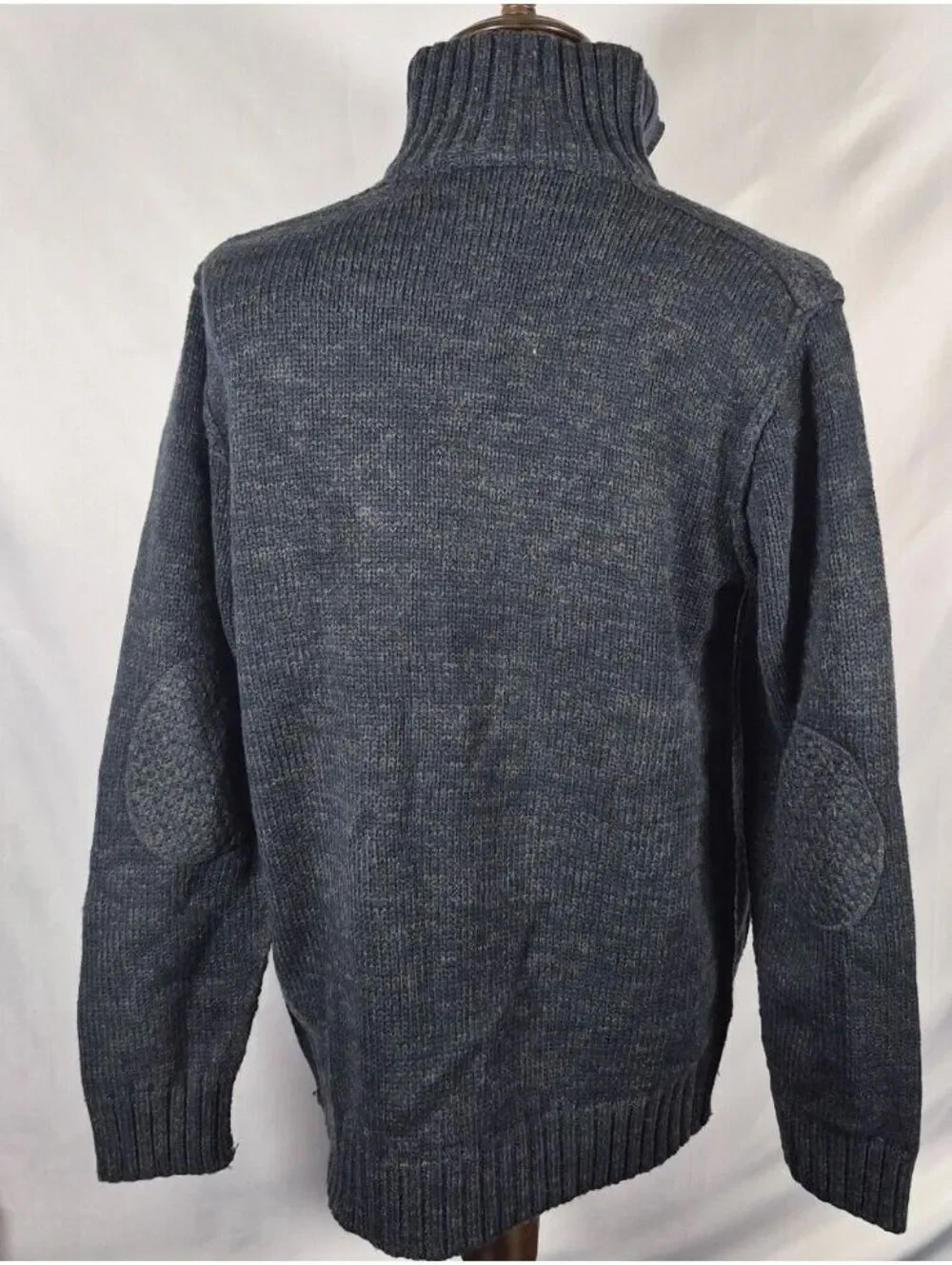NWT Across The Pond Navy Quarter Zip Sweater XL
